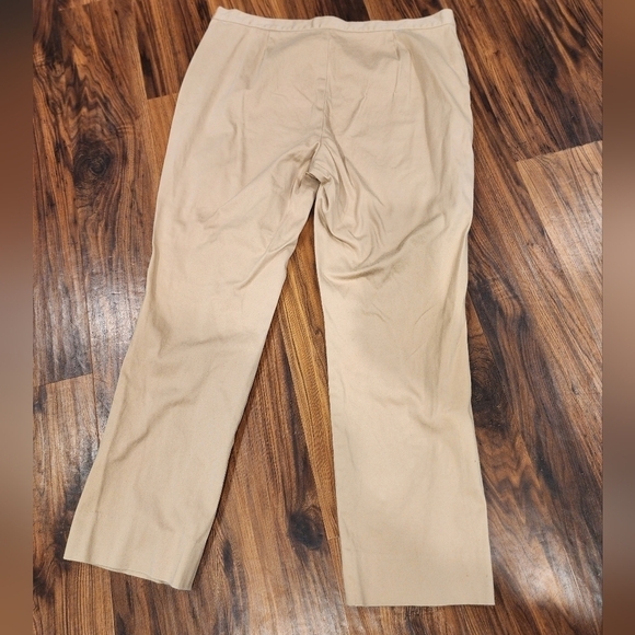 Lauren Ralph Lauren High Rise High Waisted Wide Leg Ankle Pants - Picture 2 of 12